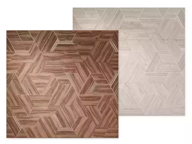 Decorative Hexagonal Panel 3D model