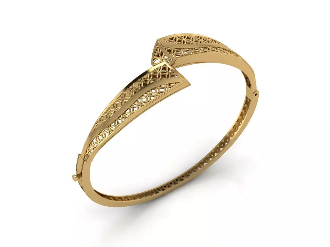 Womens Bracelets Bangles 3DM STL OBJ With Details  3D print model_0