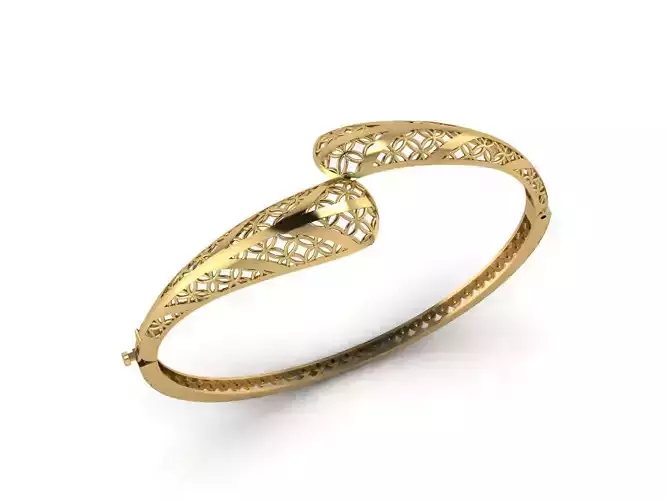 Womens Bracelets Bangles 3DM STL OBJ With Details 