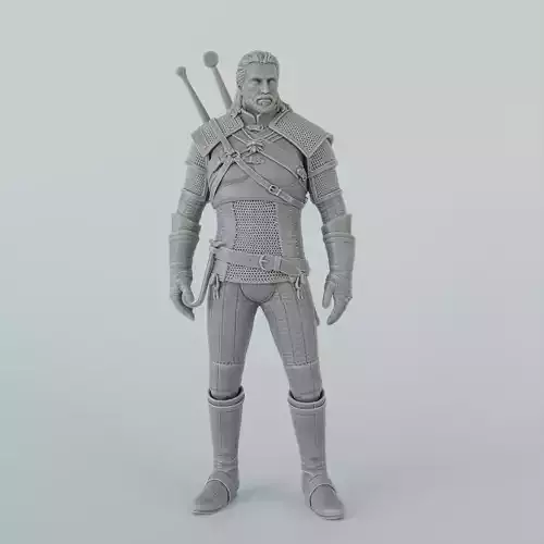 Witcher Geralt of Rivia  3D print model