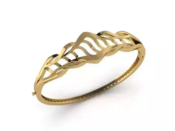 Womens Bracelets Bangles 3DM STL OBJ With Details  3D print model