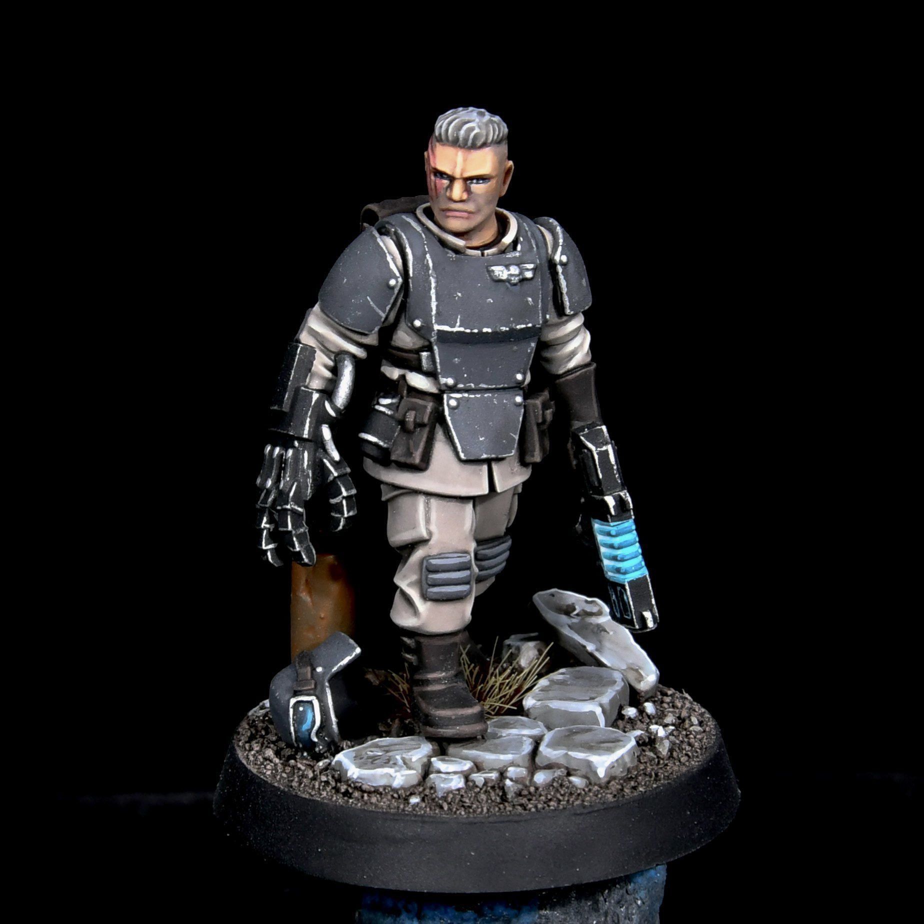 Universal Guard - Infantry Sergeant Builder 3D print model_1