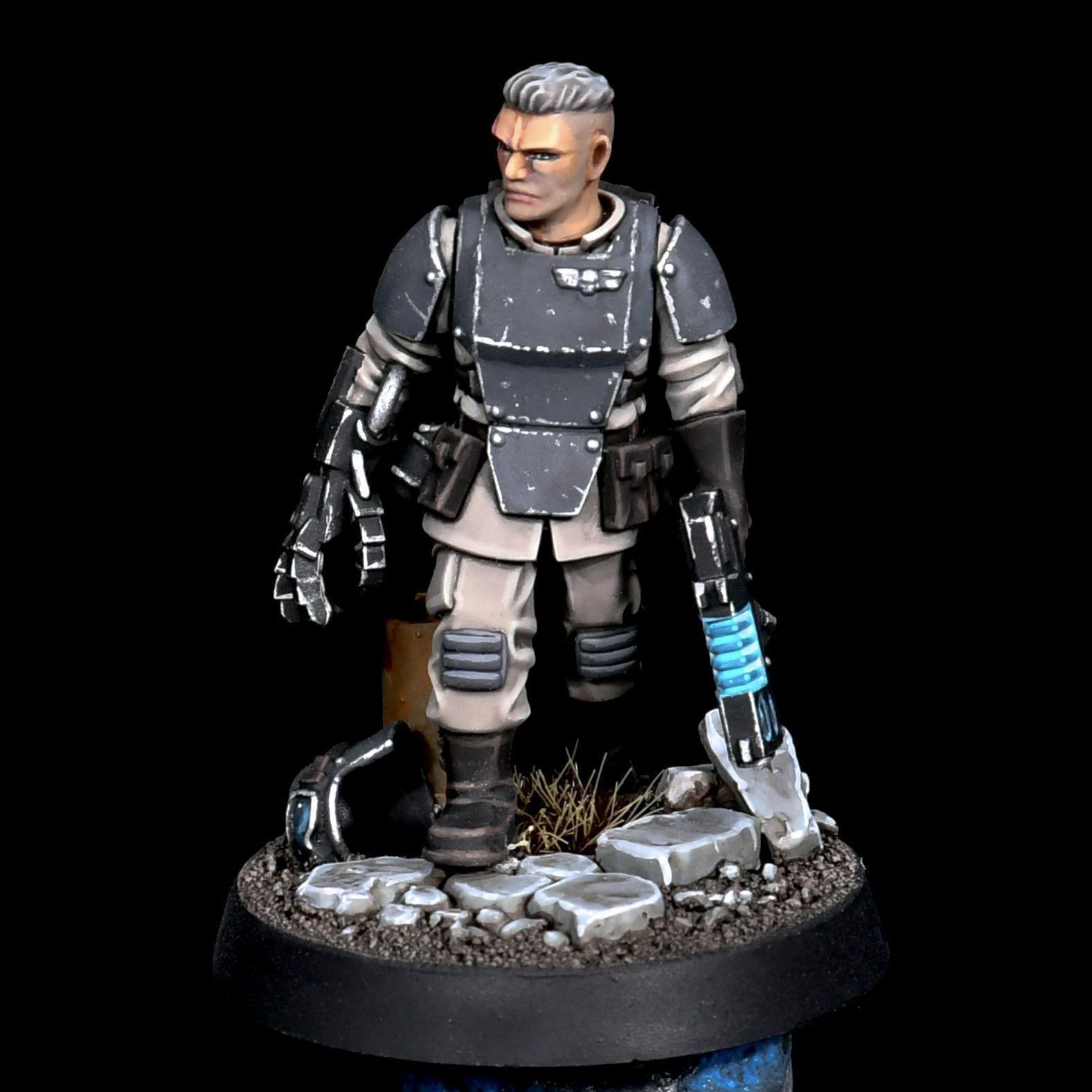 Universal Guard - Infantry Sergeant Builder 3D print model_7