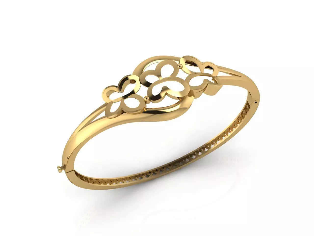 Womens Bracelets Bangles 3DM STL OBJ With Details  3D print model_0