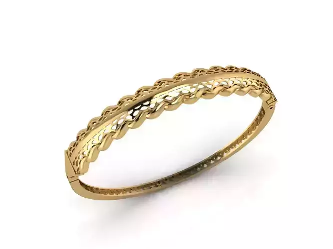Womens Bracelets Bangles 3DM STL OBJ With Details  3D print model