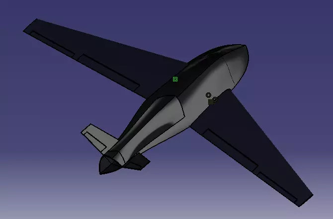 ucav x-1 3D model_0
