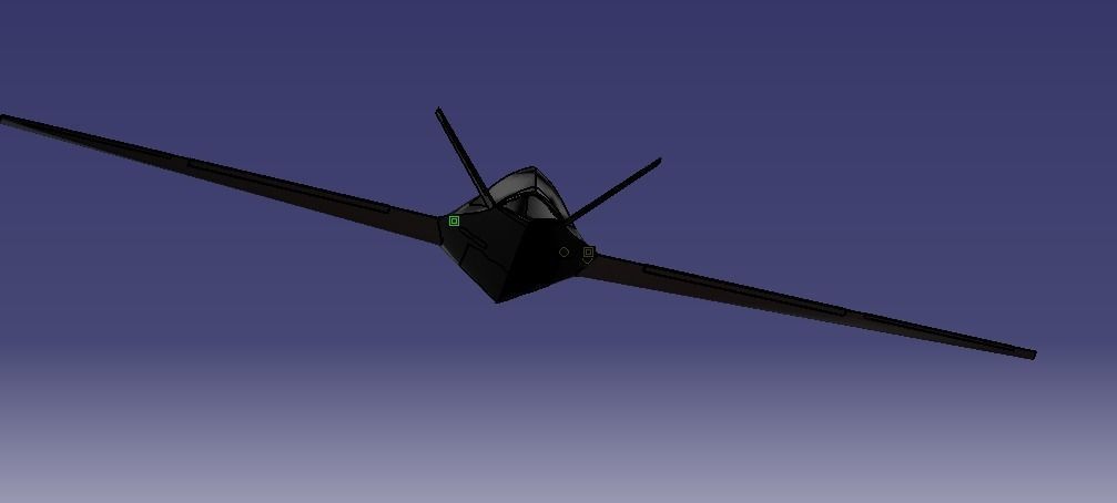 ucav x-1 3D model_1