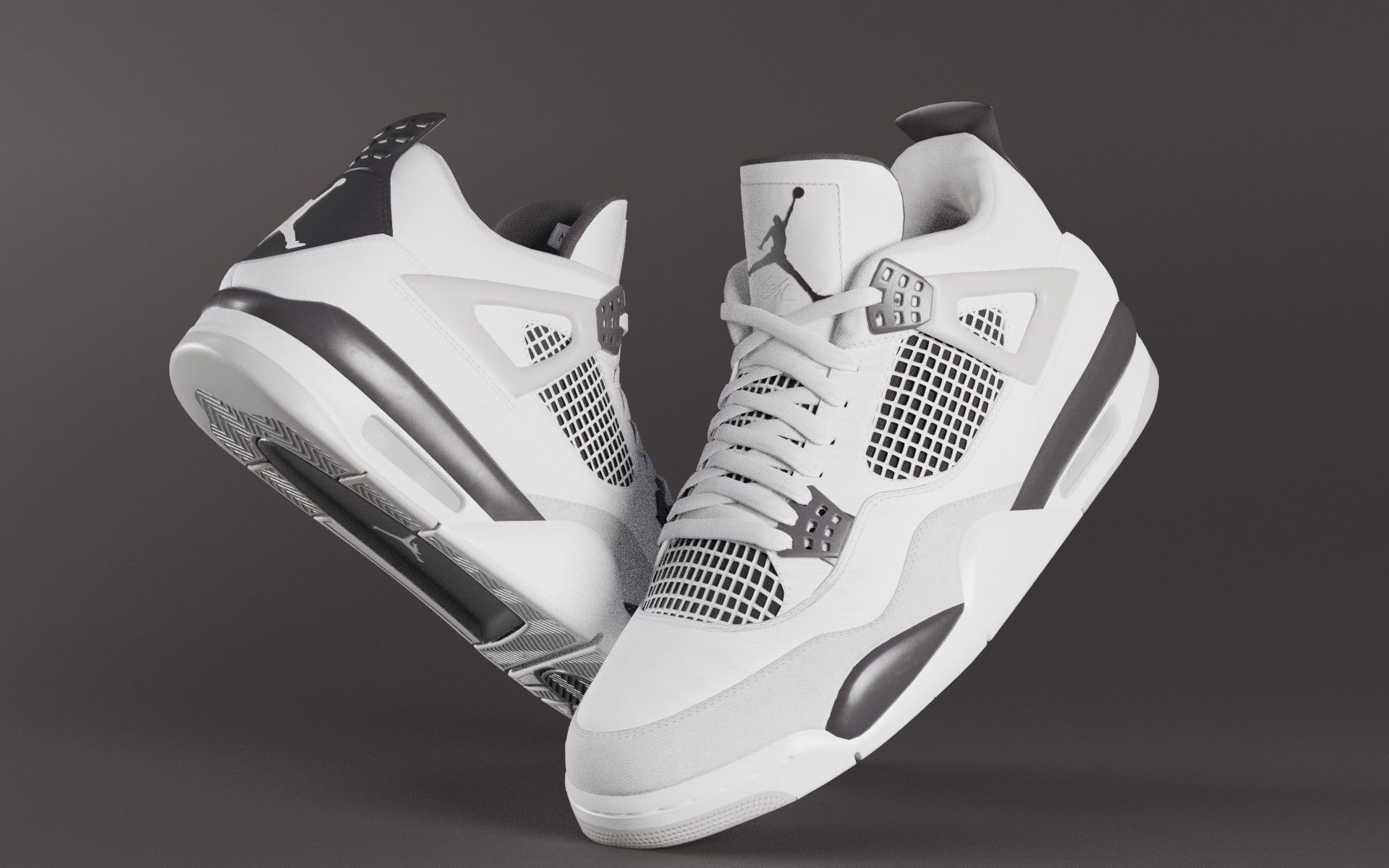 Jordan 4 Variety Pack Low-poly 3D model_4
