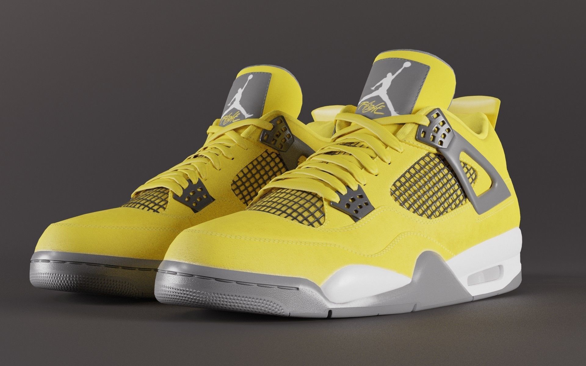 Jordan 4 Variety Pack Low-poly 3D model_27