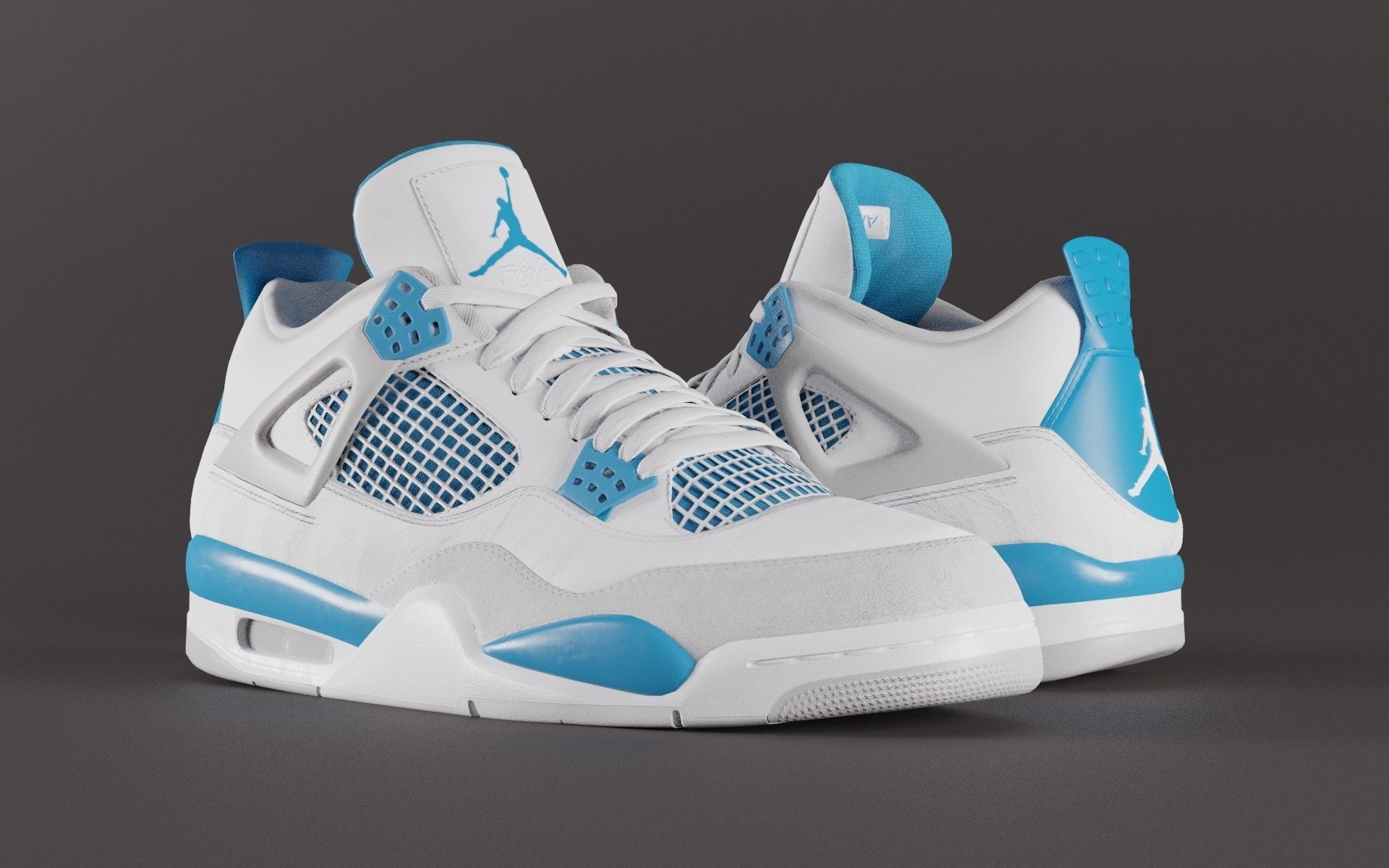 Jordan 4 Variety Pack Low-poly 3D model_42