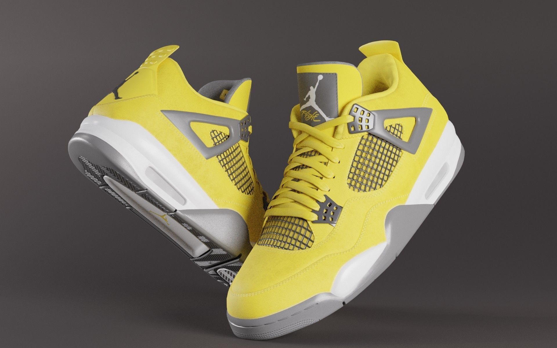 Jordan 4 Variety Pack Low-poly 3D model_8