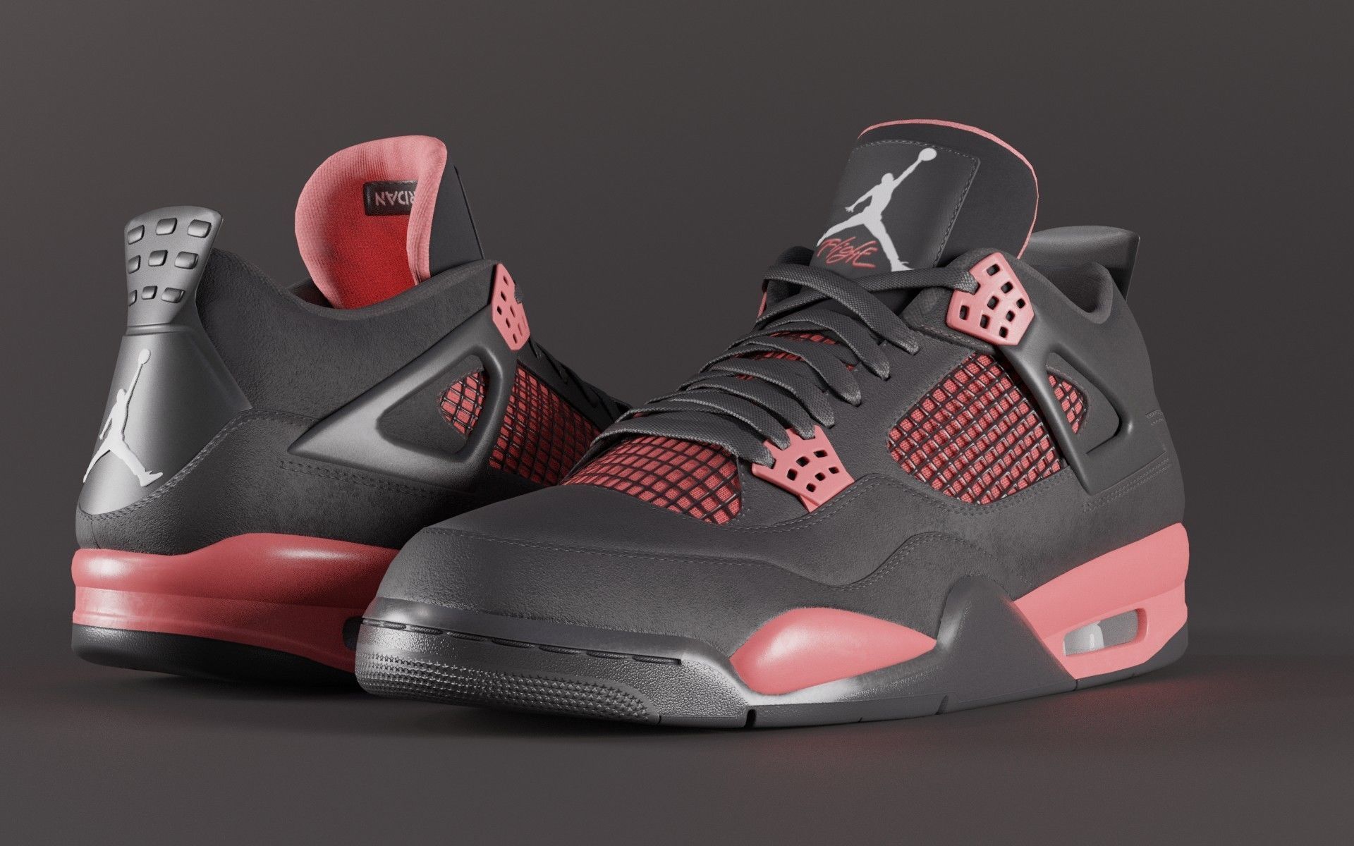 Jordan 4 Variety Pack Low-poly 3D model_31