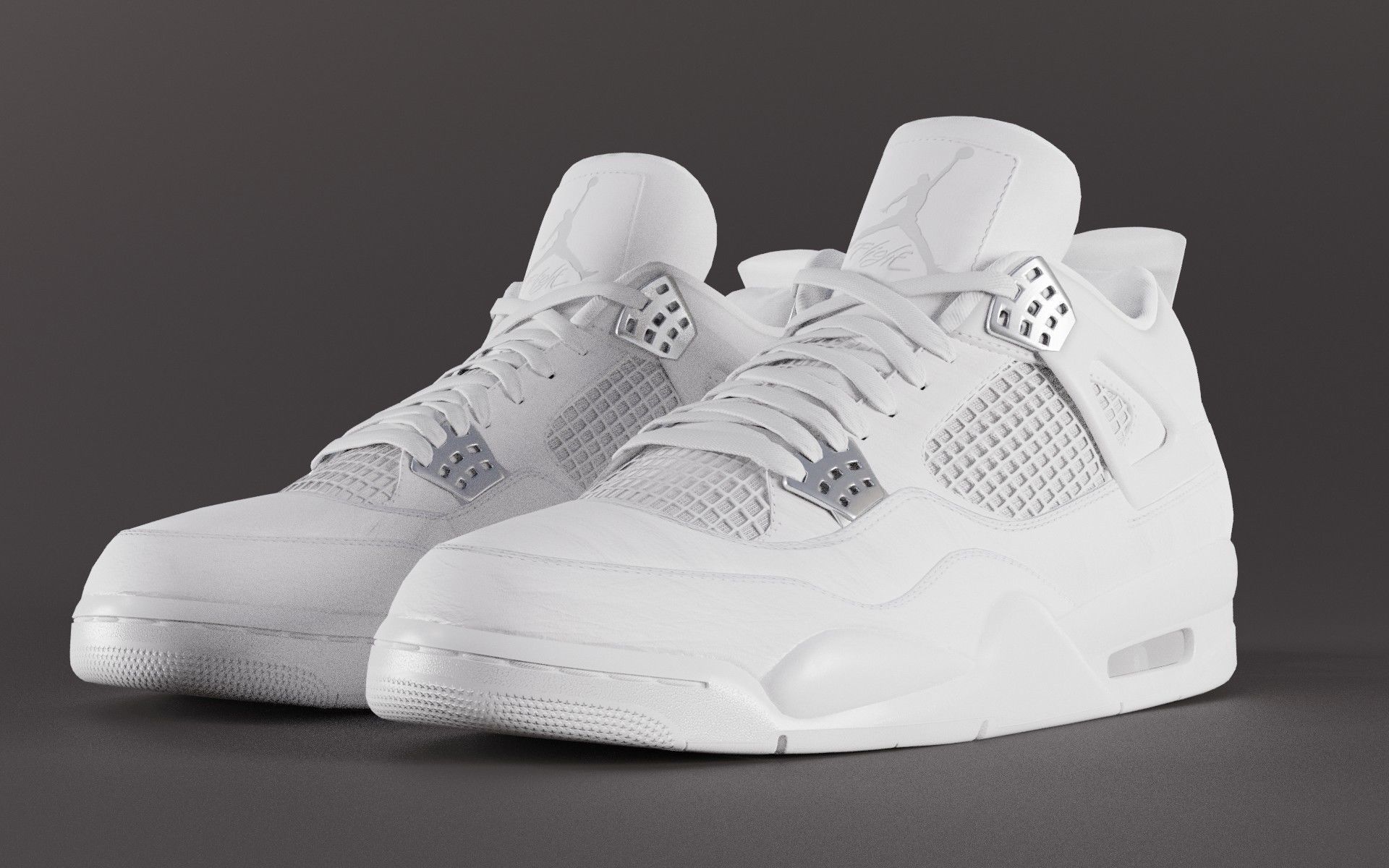 Jordan 4 Variety Pack Low-poly 3D model_1
