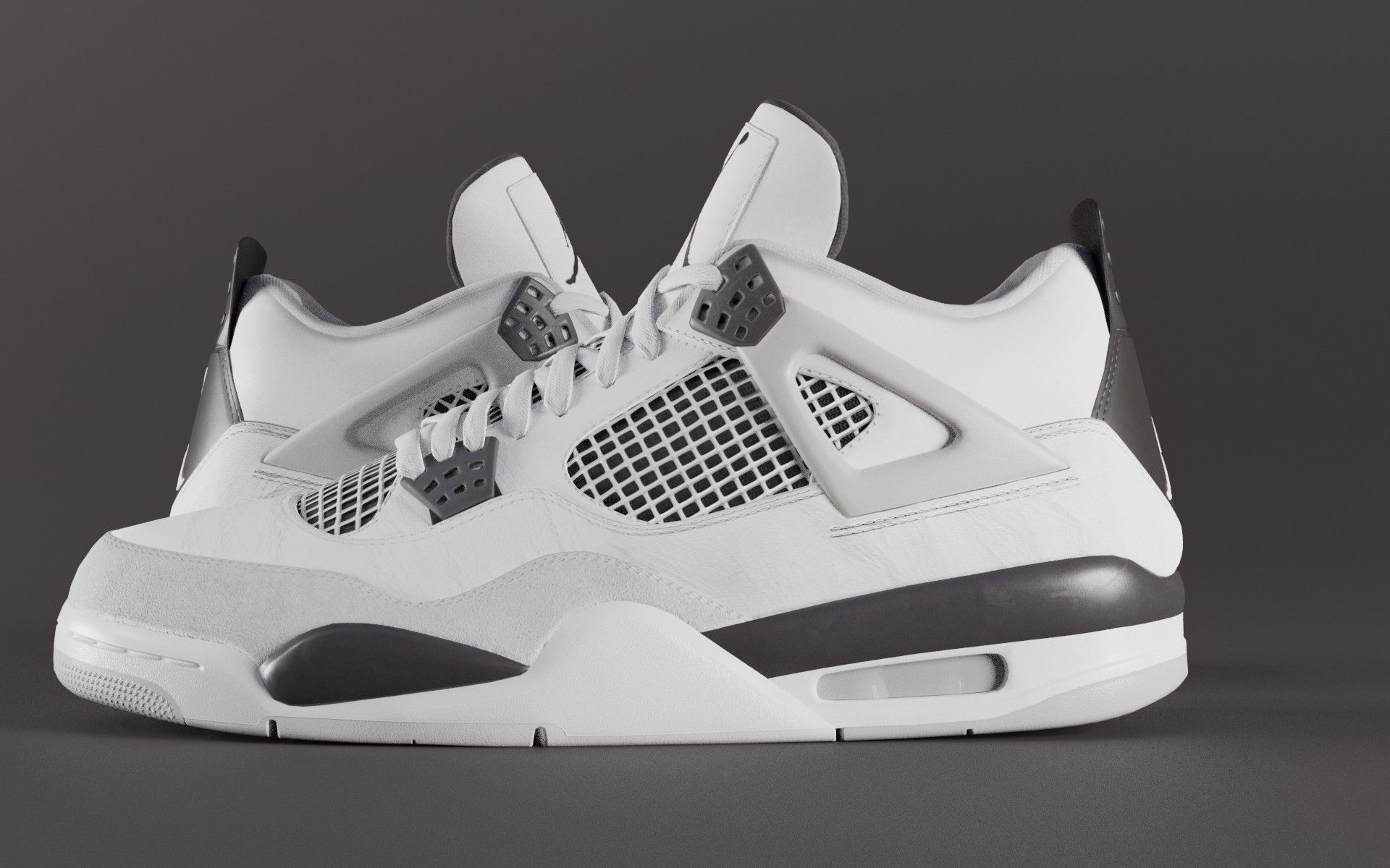 Jordan 4 Variety Pack Low-poly 3D model_14