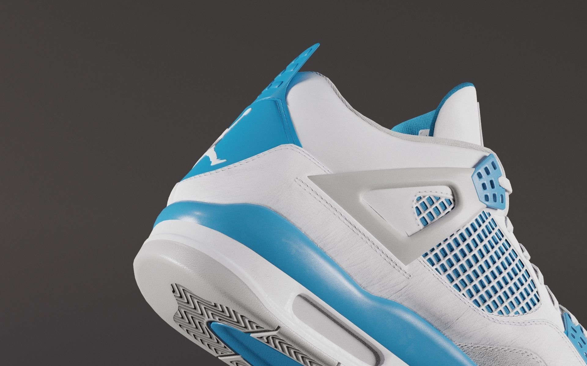 Jordan 4 Variety Pack Low-poly 3D model_5