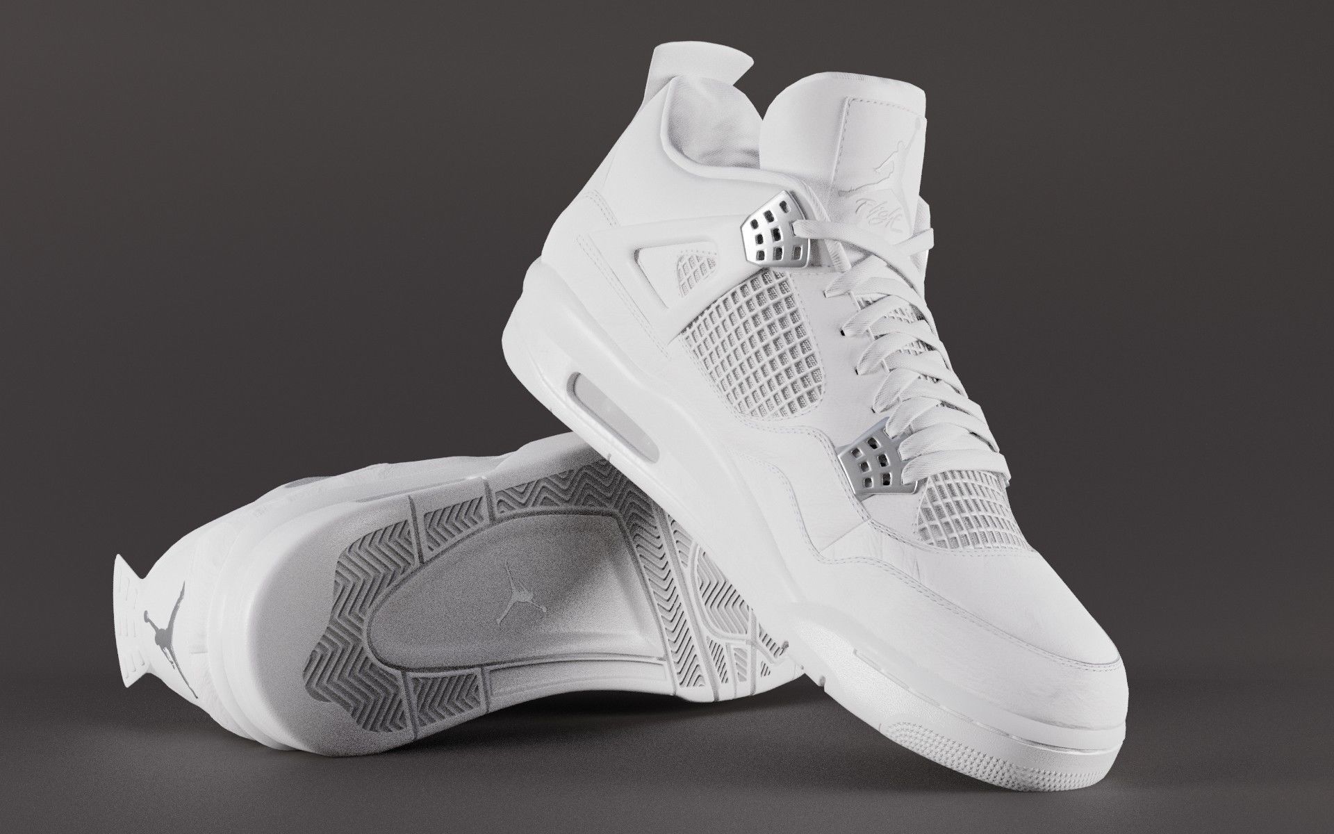 Jordan 4 Variety Pack Low-poly 3D model_22