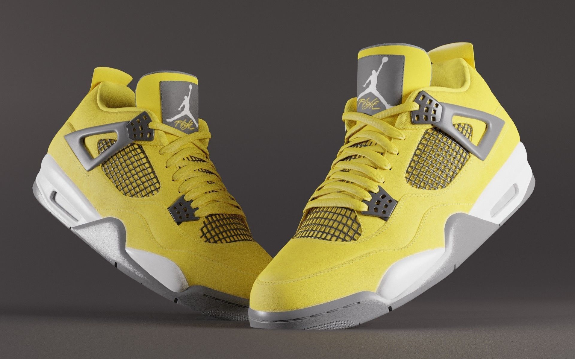 Jordan 4 Variety Pack Low-poly 3D model_34
