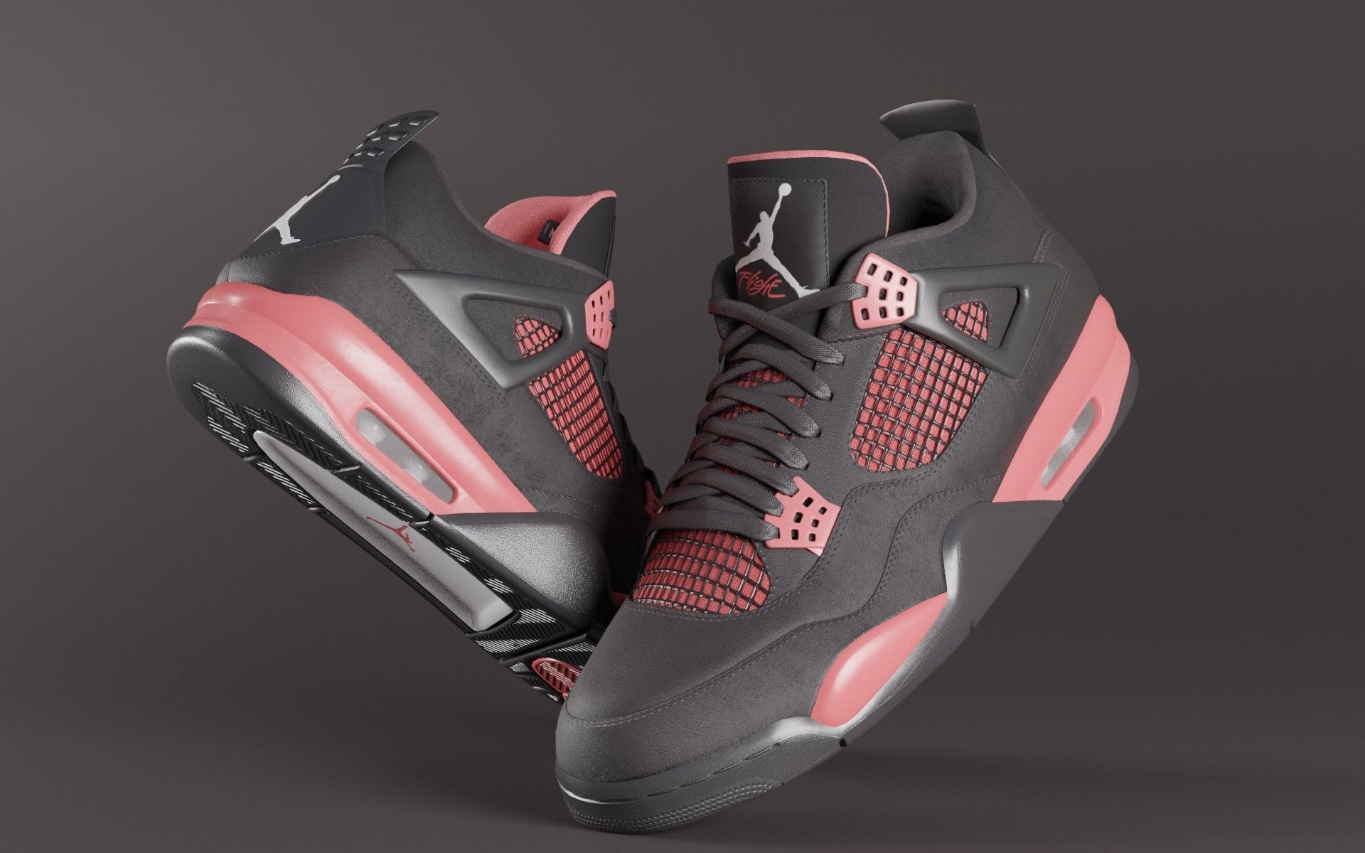 Jordan 4 Variety Pack Low-poly 3D model_2