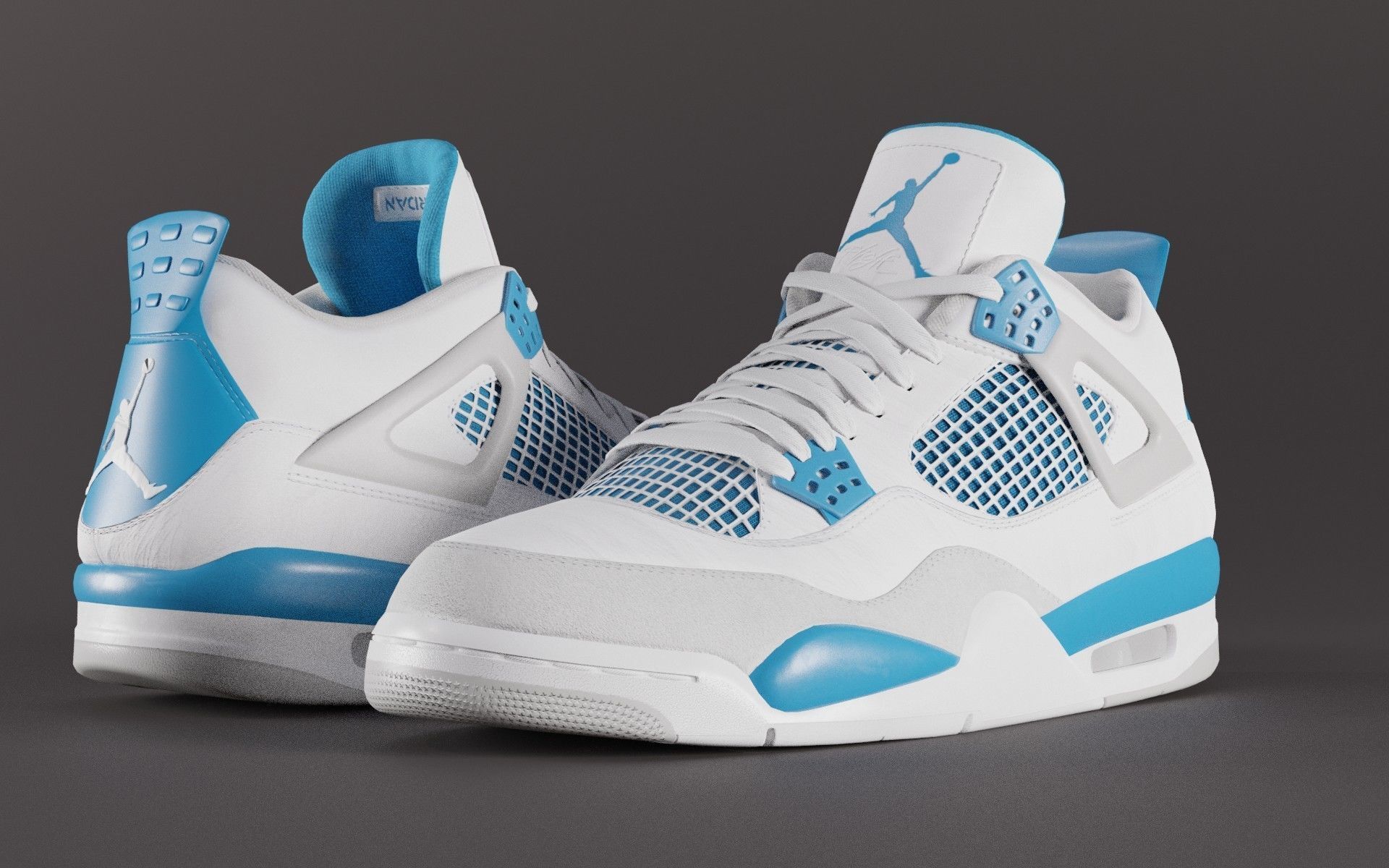 Jordan 4 Variety Pack Low-poly 3D model_12