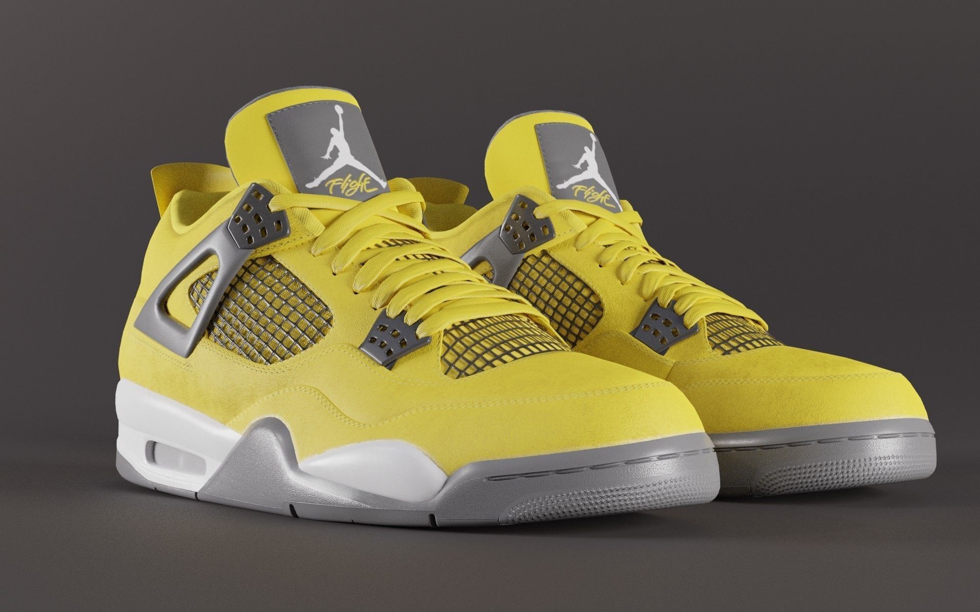 Jordan 4 Variety Pack Low-poly 3D model_3