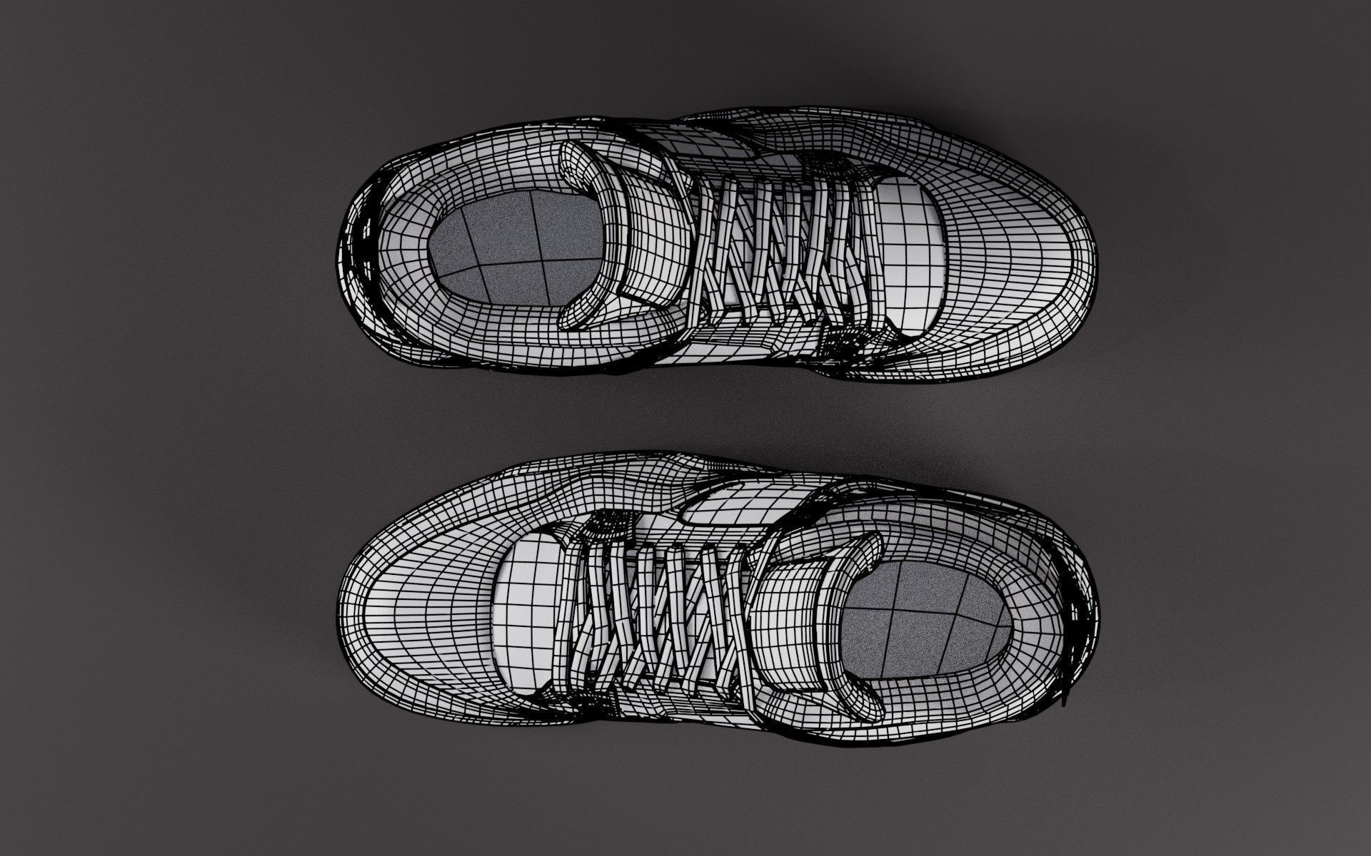 Jordan 4 Variety Pack Low-poly 3D model_17
