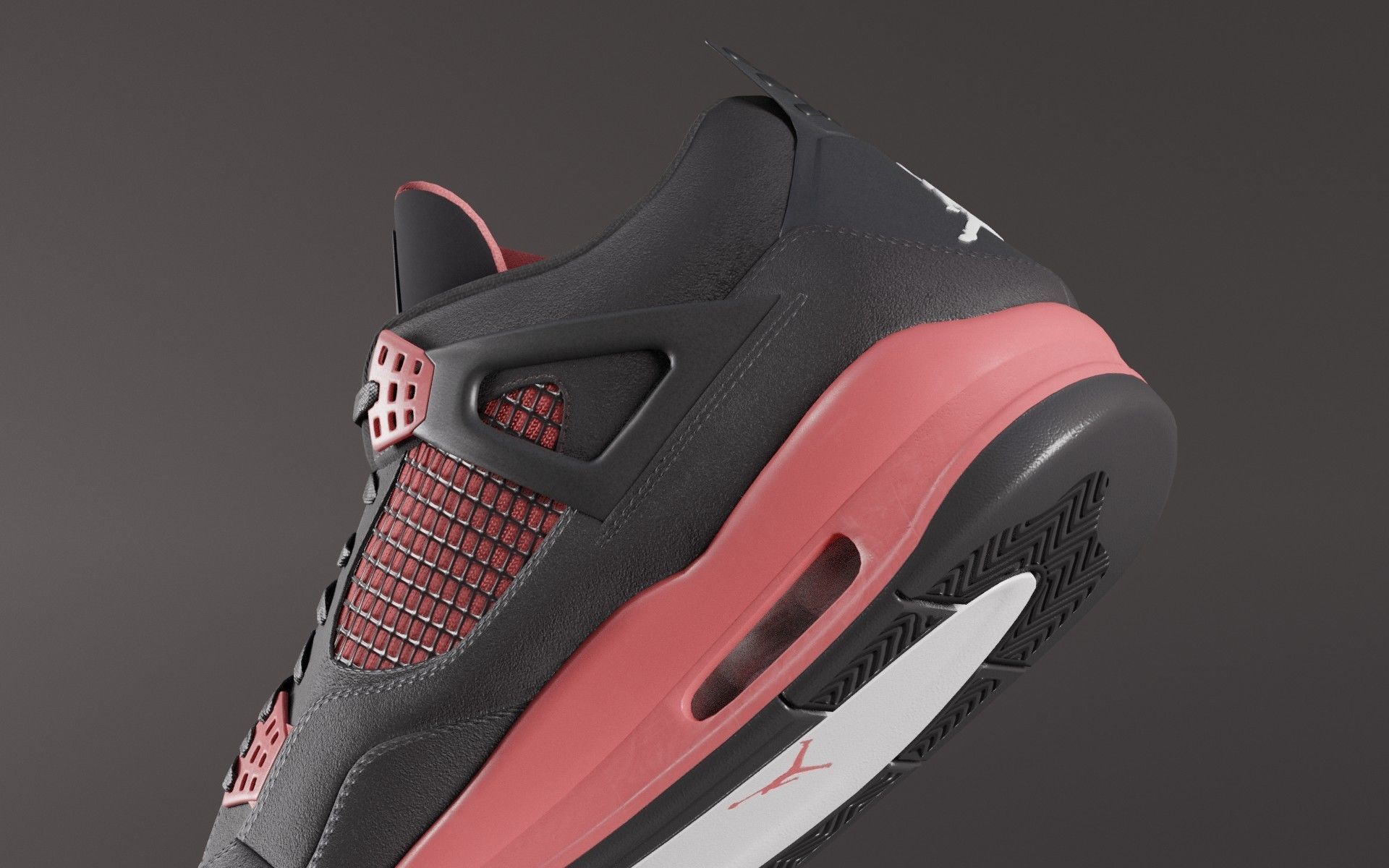 Jordan 4 Variety Pack Low-poly 3D model_6