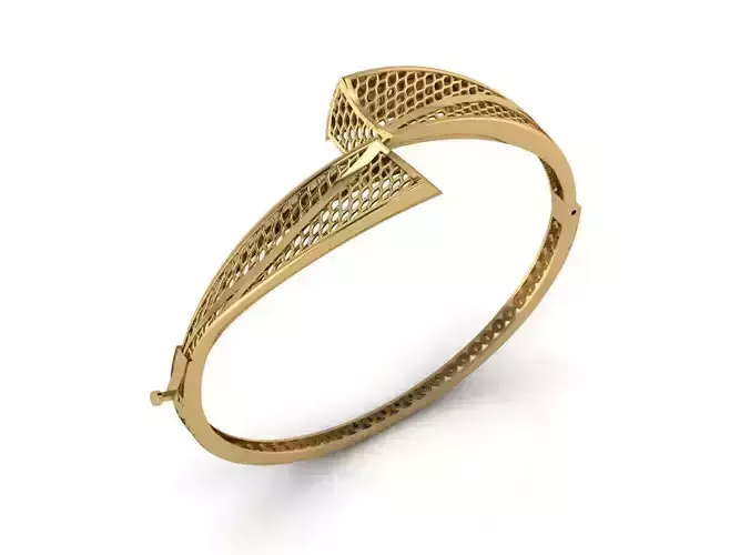 Womens Bracelets Bangles 3DM STL OBJ With Details  3D print model