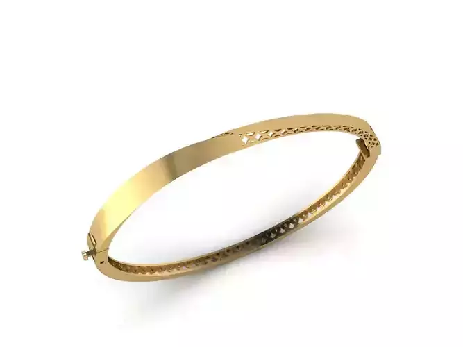 Womens Bracelets Bangles 3DM STL OBJ With Details  3D print model