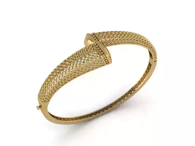 Womens Bracelets Bangles 3DM STL OBJ With Details  3D print model