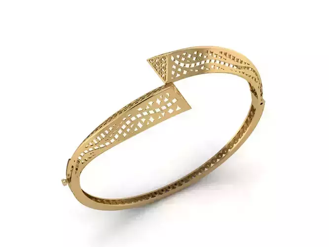 Womens Bracelets Bangles 3DM STL OBJ With Details  3D print model