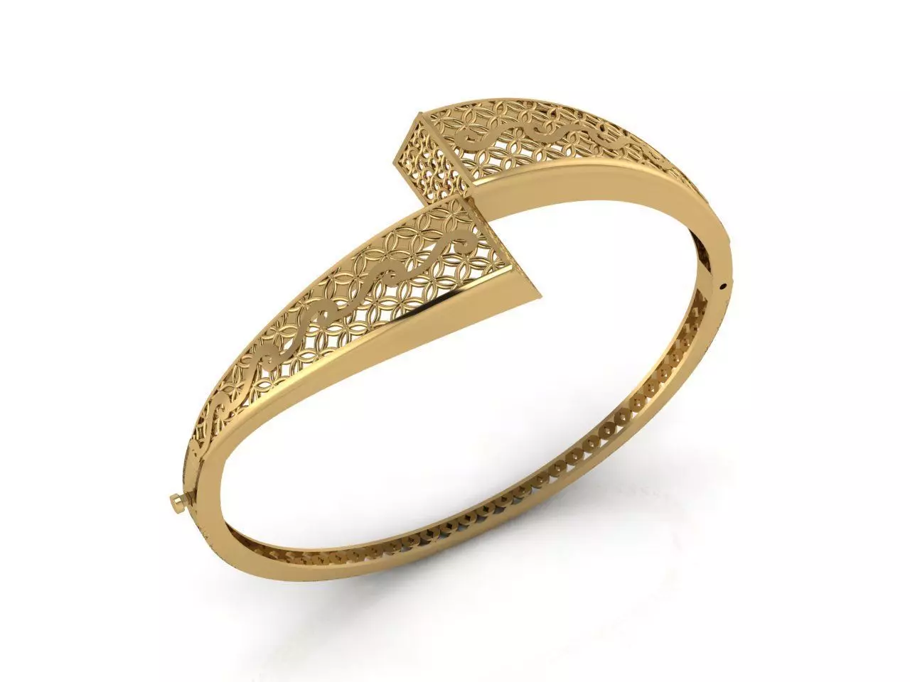 Womens Bracelets Bangles 3DM STL OBJ With Details  3D print model_0