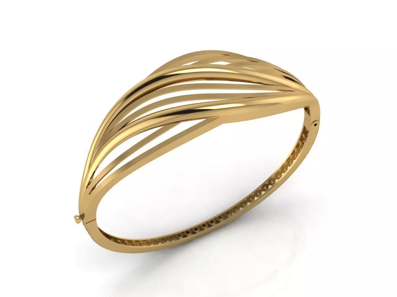 Womens Bracelets Bangles 3DM STL OBJ With Details  3D print model_0