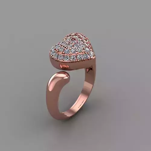 Heart diamond ring Jewelry For Women