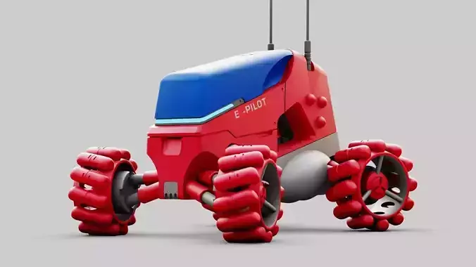 MARS COLONY VEHICLE RIGGED 3D model