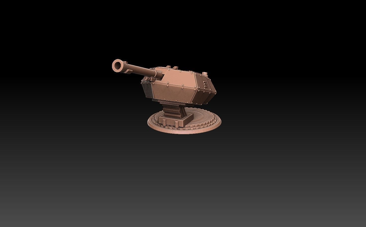 Tank And Artillery Cannons 3D model 3D printable | CGTrader