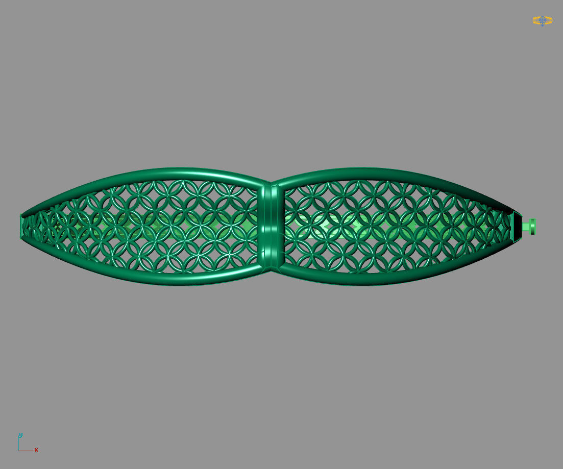 Womens Bracelets Bangles 3DM STL OBJ With Details 3D print model_4