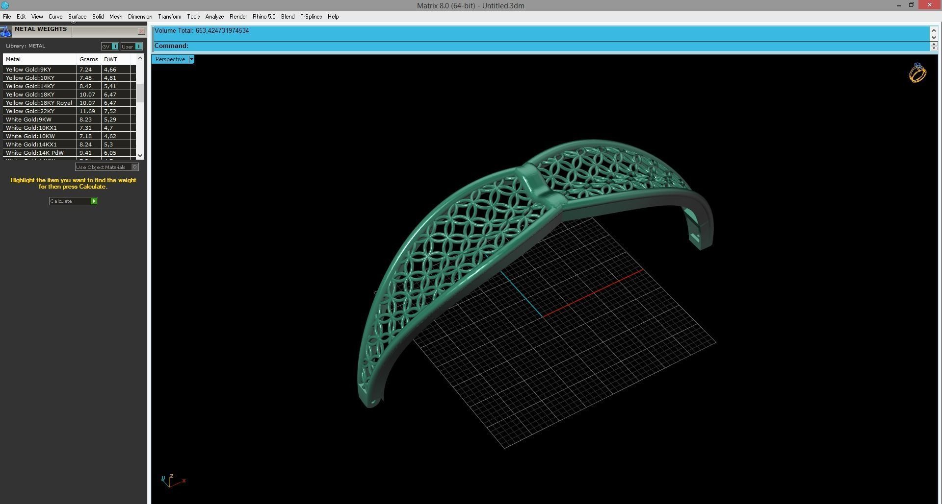 Womens Bracelets Bangles 3DM STL OBJ With Details 3D print model_5