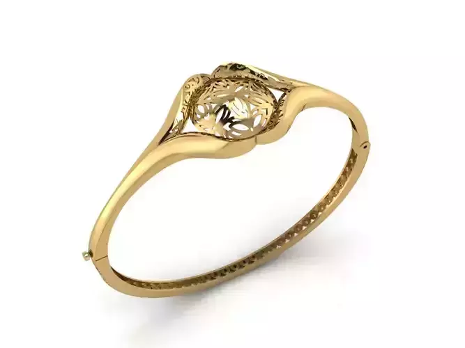 Womens Bracelets Bangles 3DM STL OBJ With Details  3D print model