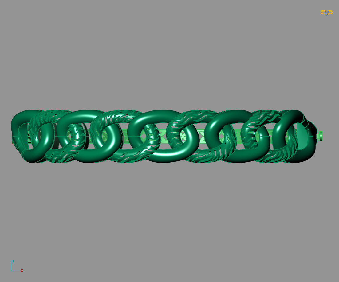 Womens Bracelets Bangles 3DM STL OBJ With Details  3D print model_4