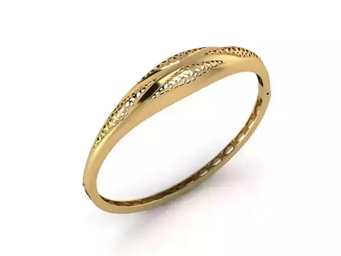 Womens Bracelets Bangles 3DM STL OBJ With Details 