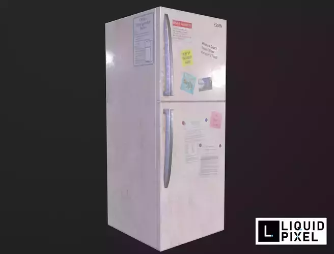 Office Refrigerator with Decals