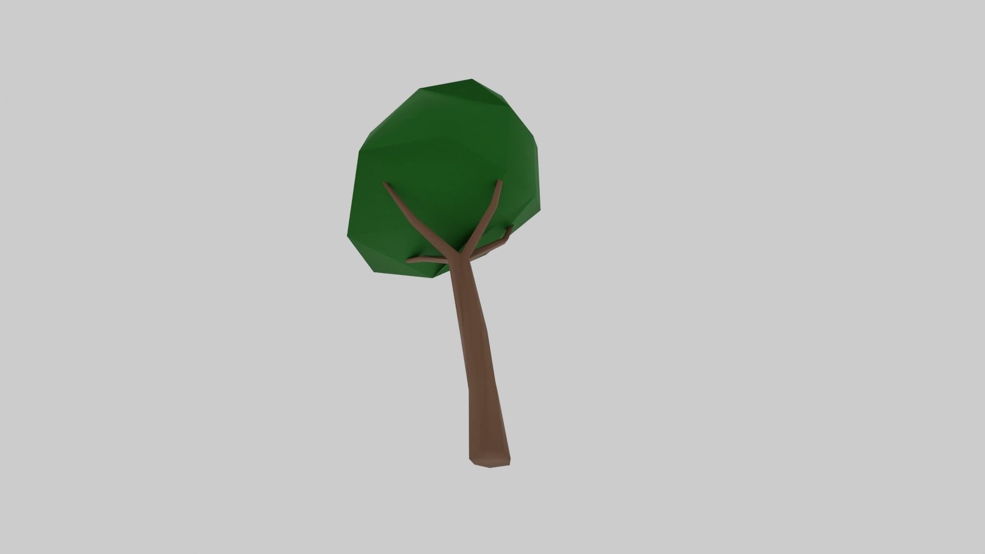 Low-poly Tree-1 tree Low-poly 3D model_5