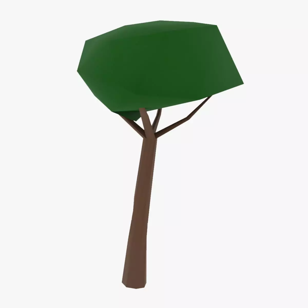 Low-poly Tree-1 tree Low-poly 3D model_0