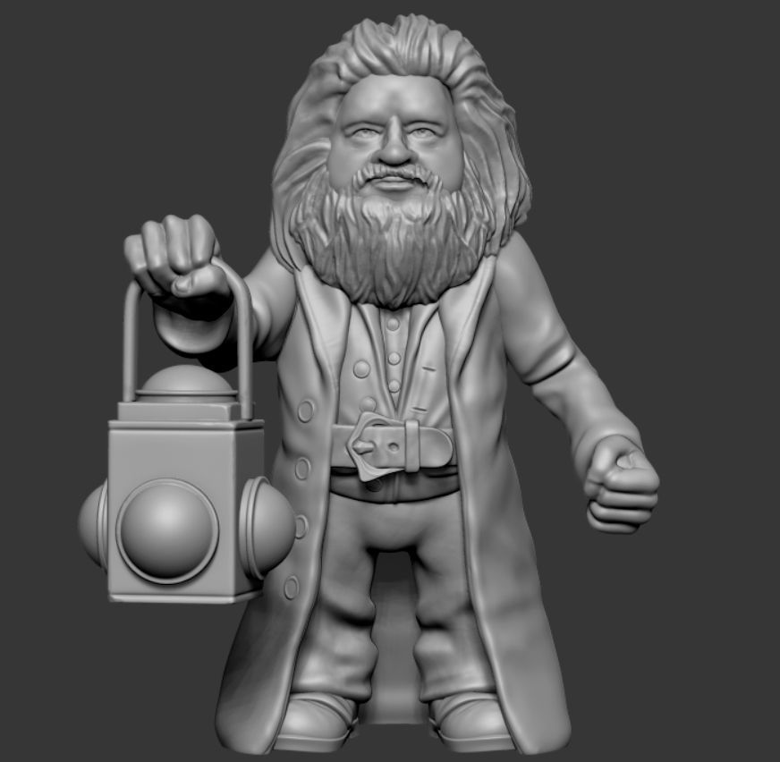 Hagrid Mini - 3D Printable Toy Figure - 1st Year Edition  3D print model_4