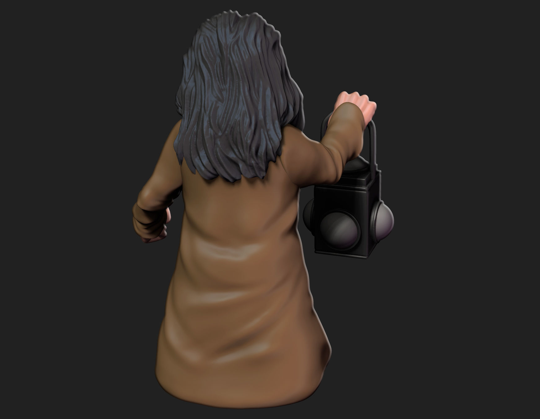 Hagrid Mini - 3D Printable Toy Figure - 1st Year Edition  3D print model_3