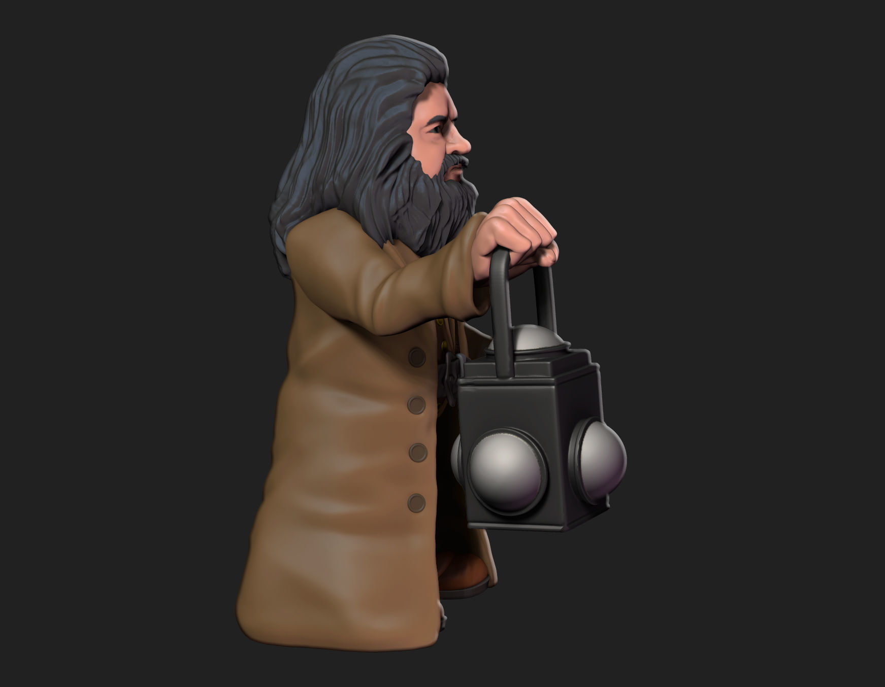 Hagrid Mini - 3D Printable Toy Figure - 1st Year Edition  3D print model_2