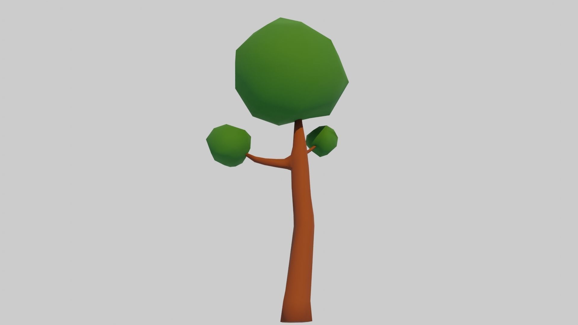 Low-poly Tree-2 tree Low-poly 3D model_9