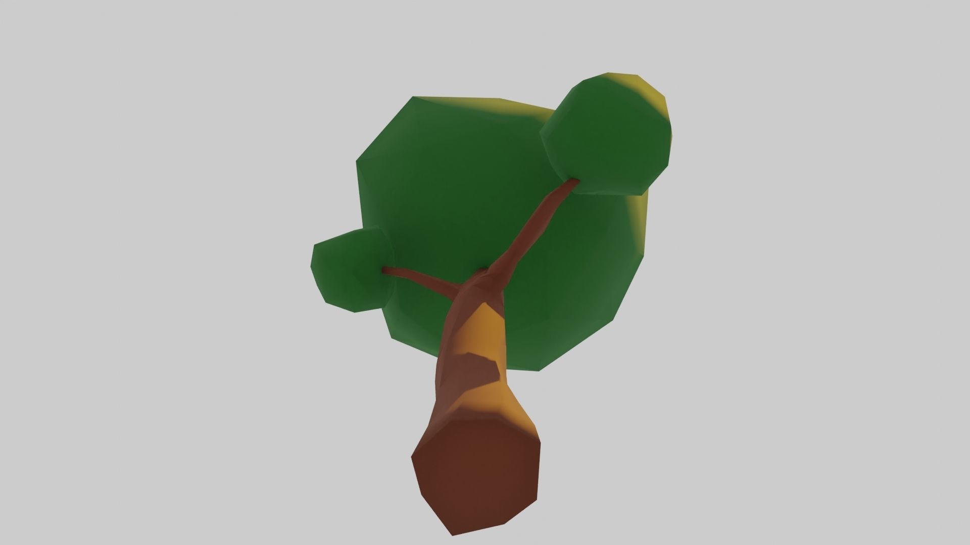 Low-poly Tree-2 tree Low-poly 3D model_2