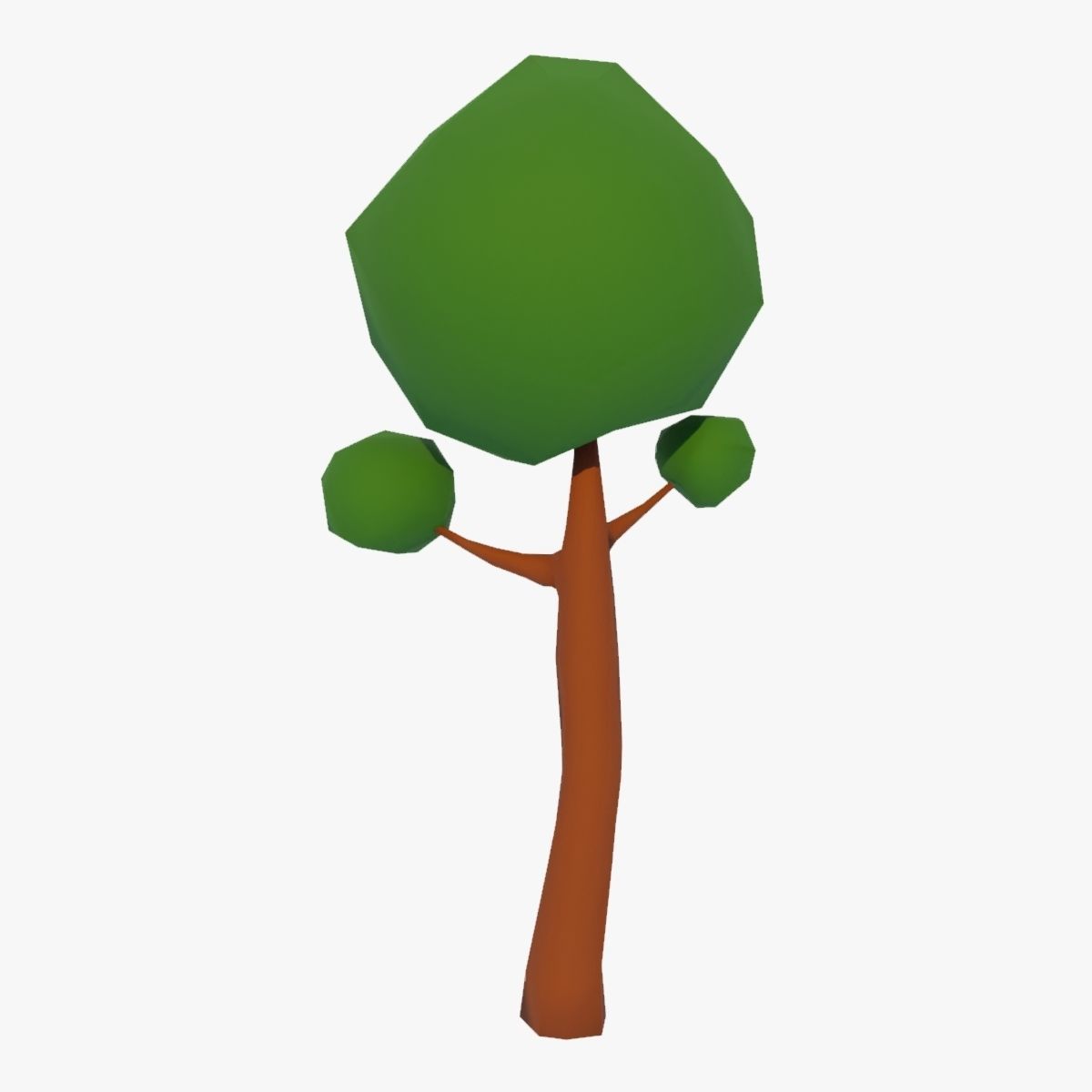 Low-poly Tree-2 tree Low-poly 3D model_8