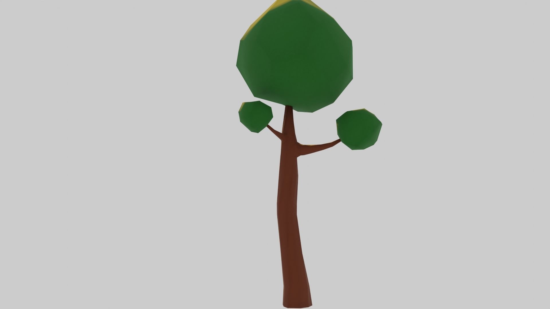 Low-poly Tree-2 tree Low-poly 3D model_16